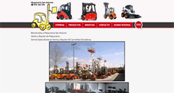 Desktop Screenshot of maquinariasanantonio.com